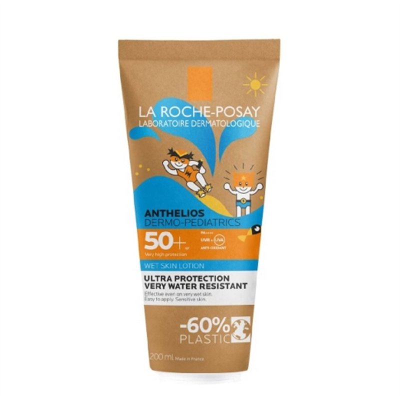 La Roche-Posay Anthelios Wet Skin Dermo-Pediatrics Tubo Cartão SPF50+ 200ml