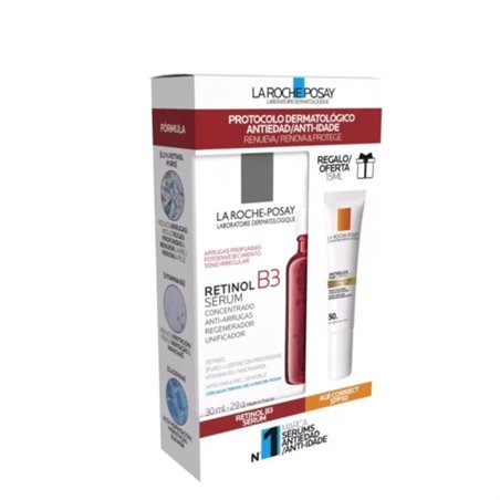La Roche Posay Pack Retinol B3 Sérum Oferta Anthelios Age Correct SPF50 15ml