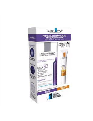 La Roche Posay Pack Mela B3 Sérum Oferta Anthelios Fluído Invisível SPF50+ 15ml