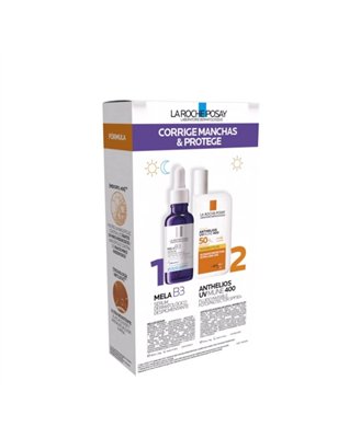 La Roche Posay Pack Mela B3 Sérum Oferta Anthelios Fluído Invisível SPF50+ 15ml