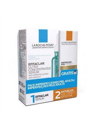 La Roche Posay Pack Effaclar Sérum Oferta Anthelios Age Correct SPF50 15ml