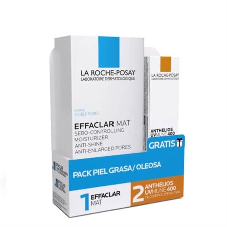 La Roche-Posay Pack Effaclar Mat + Anthelios UV Mune 400 Oil Control