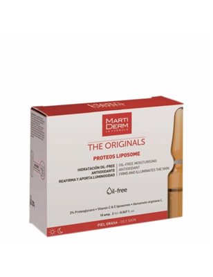 Martiderm The Originals Proteos Liposomas Oil Free Ampolas Pele Oleosa 10x2ml