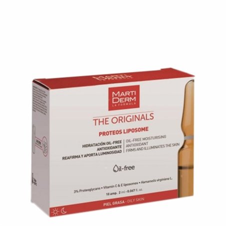 Martiderm The Originals Proteos Liposomas Oil Free Ampolas Pele Oleosa 10x2ml