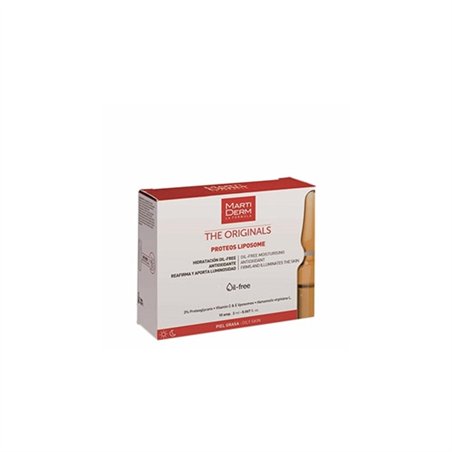 Martiderm The Originals Proteos Liposomas Oil Free Ampolas Pele Oleosa 10x2ml