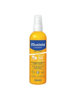 Mustela Solar SPF50+ Leite Spray Solar de Corpo 200ml