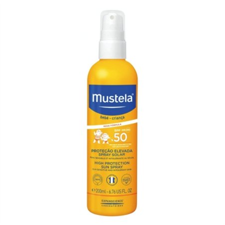 Mustela Solar SPF50+ Leite Spray Solar de Corpo 200ml