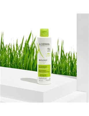 A-Derma Biology Leite Desmaquilhante Dermatológico 400ml