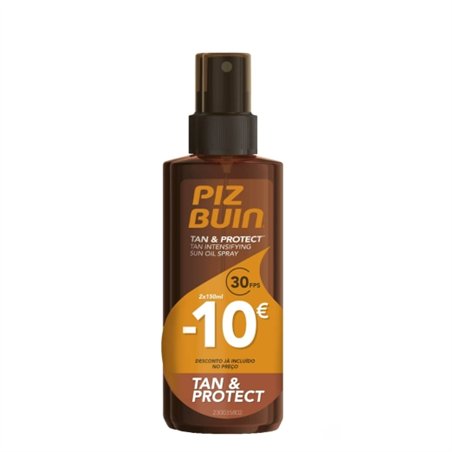 Piz Buin Tan & Protect Duo Óleo FPS30 Spray Solar Bronzeador 2x150ml