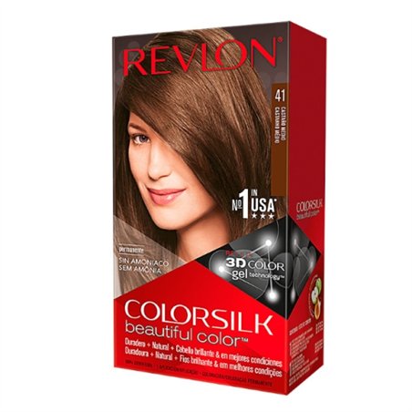 Revlon Colorsilk Coloração Permanente 41 Castanho Médio
