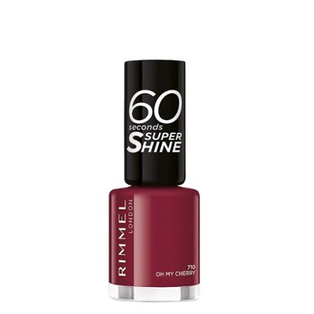 Rimmel 60 Seconds Super Shine Verniz Cor 710 Oh My Cherry 8ml
