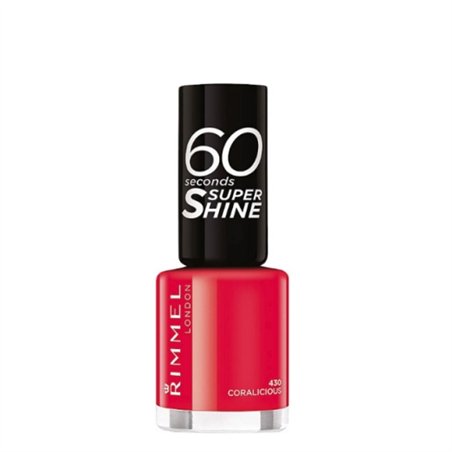 Rimmel 60 Seconds Super Shine Verniz Cor 430 Coralicious 8ml