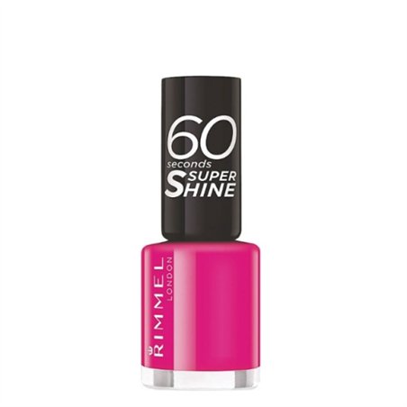 Rimmel 60 Seconds Super Shine Verniz Cor 323 Funtime Fuchsia 8ml