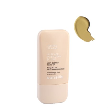 Sensilis Pure Age Perfection Fluid Base Anti-Imperfeições Cor 02 Sand 30ml