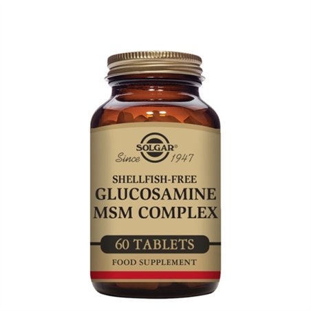 Solgar Complexo Glucosamina MSM Suplemento Comprimidos 60unid.