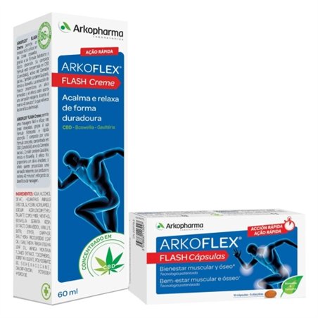Arkoflex Flash Pack Creme + Cápsulas