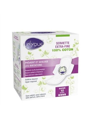 Unyque Pensos Higiênicos Fluxo Intenso c/Abas 10un.