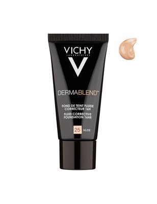 Vichy Dermablend Fond Teint Base Fluida Cor 25 Nude 30ml