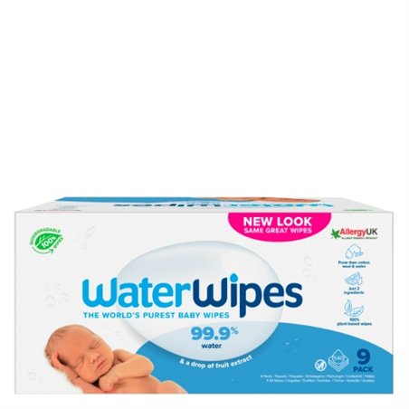 WaterWipes Bio Kit Toalhitas para Bebé 9x60un.