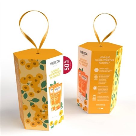 Weleda Espinheiro Amarelo Creme Hidratante de Mãos 2x50ml