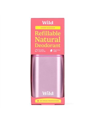 Wild Desodorizante Natural Caixa e Recarga Flor de Cerejeira 40g