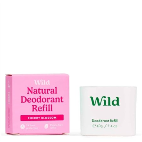 Wild Desodorizante Natural Recarga Flor de Cerejeira 40g