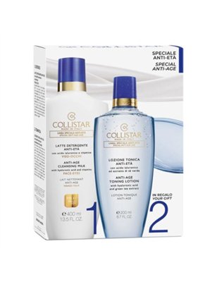 COLLISTAR AA CLEAN KIT LIMPEZA DE ROSTO ANTI-IDADE