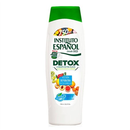 INSTITUTO ESPAÑOL DETOX ANTIOXIDANTE SHAMPOO EXTRA SUAVE 750ML