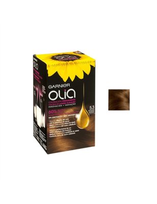 GARNIER OLIA PACK COLORAÇÃO PERMANENTE 5.3 CASTANHO DOURADO 1UN.