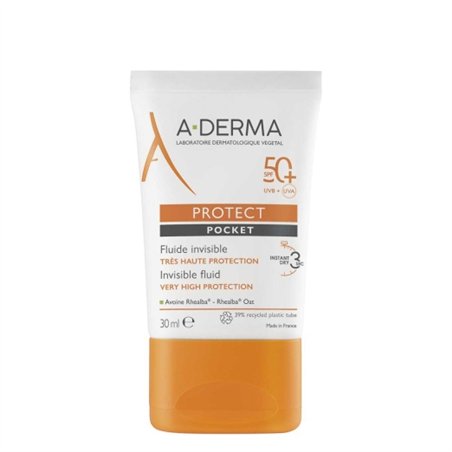 A-Derma Protect Pocket Fluido Invisível SPF50+ 30ml