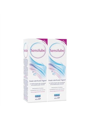 Durex Sensilube Duo Fluido Lubrificante Vaginal 2x40ml
