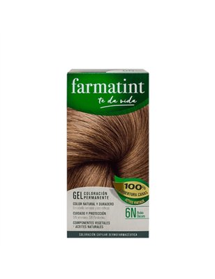 Farmatint Gel Color Coloração Permanente Cor 6N Louro Escuro