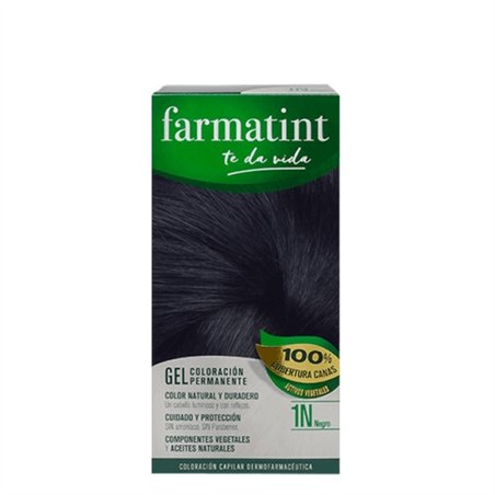 Farmatint Gel Color Coloração Permanente Cor 1N Preto