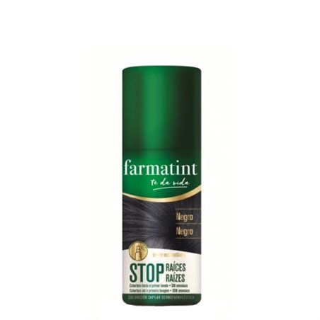 Farmatint Stop Raízes Spray Preto 75ml