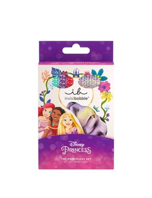 Invisibobble Kids Kit Disney The Princesses Edição Limitada 7un.