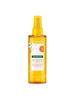 Klorane Polysianes Solar SPF30 Óleo Seco Corpo e Cabelo 200ml