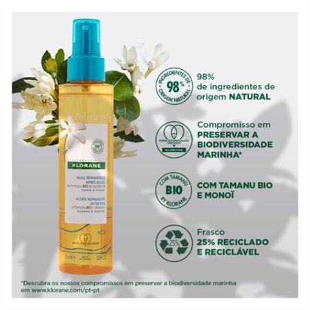 Klorane Polysianes Pós-Solar Óleo Seco Reparador 150ml